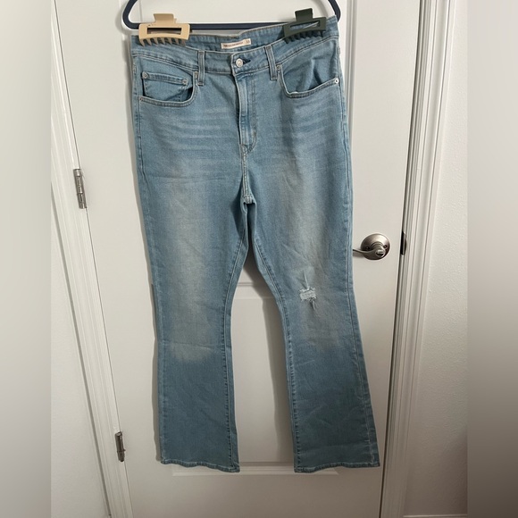 Levi's Women’s 725 Light Blue High Rise Bootcut Jeans - Picture 1 of 5